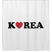 Korea Love Heart Douchegordijn (Voorkant)