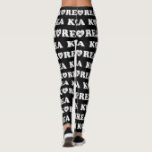 Korea Love Heart Flag Leggings (Achterkant)