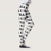 Korea Love Heart Flag Leggings (Rechts)