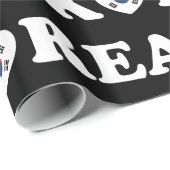 Korea Love Heart Flag Wrapping Paper Cadeaupapier (Rol Hoek)