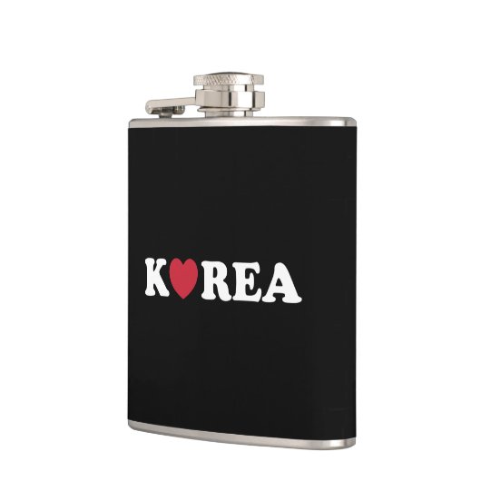 Korea Love Heart Flask Heupfles (Links)