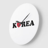 Korea Love Heart Grote Klok (Hoek)