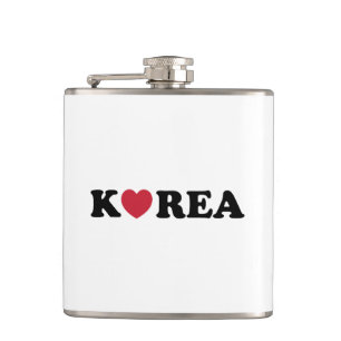 Korea Love Heart Heupfles