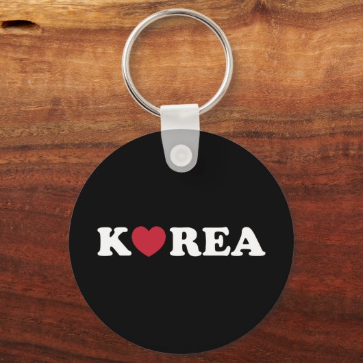 Korea Love Heart Keychain (Voorkant)