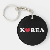 Korea Love Heart Keychain (Voorkant)