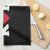 Korea Love Heart Kitchen Towel Theedoek