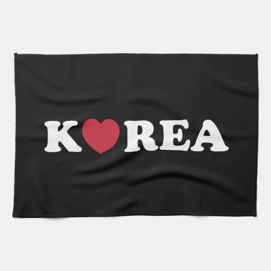 Korea Love Heart Kitchen Towel Theedoek