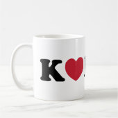 Korea Love Heart Koffiemok (Links)