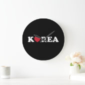 Korea Love Heart Large Clock Grote Klok (Huis)