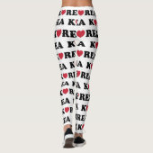 Korea Love Heart Leggings (Achterkant)