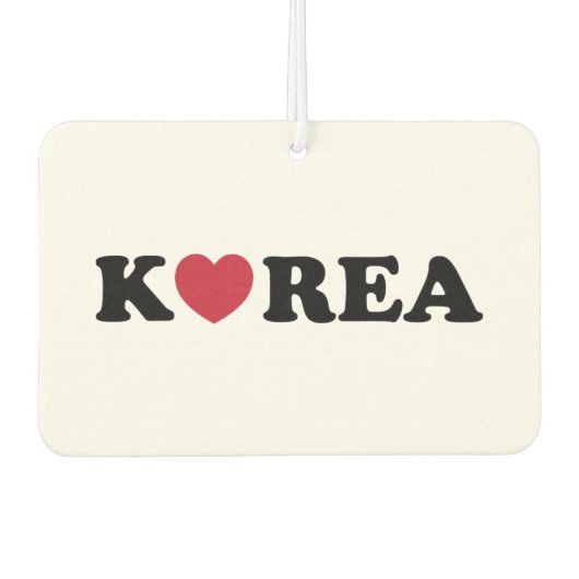 Korea Love Heart Luchtverfrisser (Voorkant)