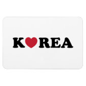 Korea Love Heart Magneet (Horizontaal)