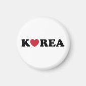Korea Love Heart Magneet (Voorkant)