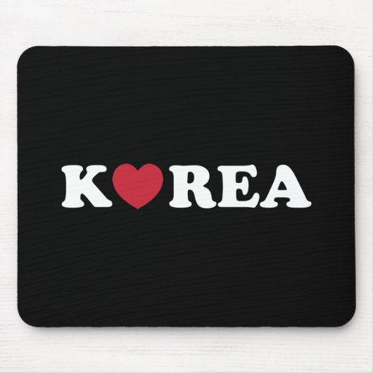 Korea Love Heart Muismat (Voorkant)