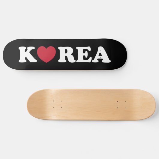 Korea Love Heart Skateboard (Horizontaal)