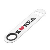 Korea Love Heart Speed Flessenopener (Achterkant Gekanteld)