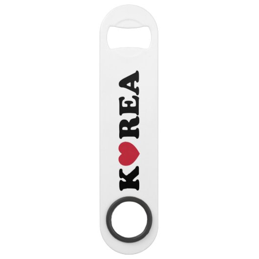 Korea Love Heart Speed Flessenopener (Voorkant)