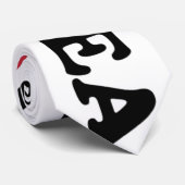 Korea Love Heart Stropdas (Opgerold)