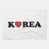 Korea Love Heart Theedoek (Horizontaal)