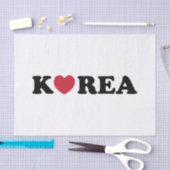 Korea Love Heart Tissuepapier (Craft)