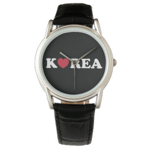 Korea Love Heart Watch Horloge