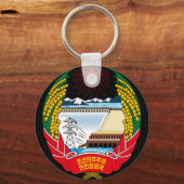 korea noord embleem sleutelhanger (Voorkant)
