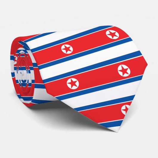 korea noord stropdas (Opgerold)