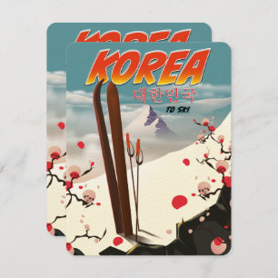 Korea om te skiën