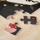 Korea om te skiën legpuzzel (Zijkant)