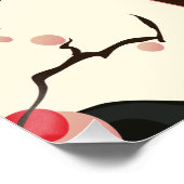 Korea om te skiën perfect poster (Hoek)