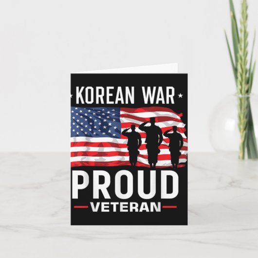 Korea-oorlogsveteraan kaart (Voorkant)