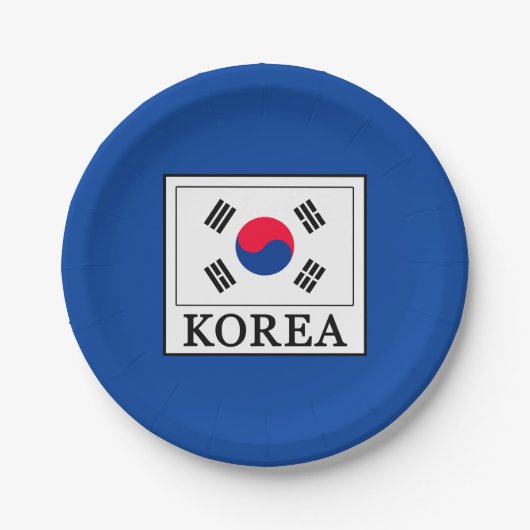 Korea Papieren Bordje (Voorkant)