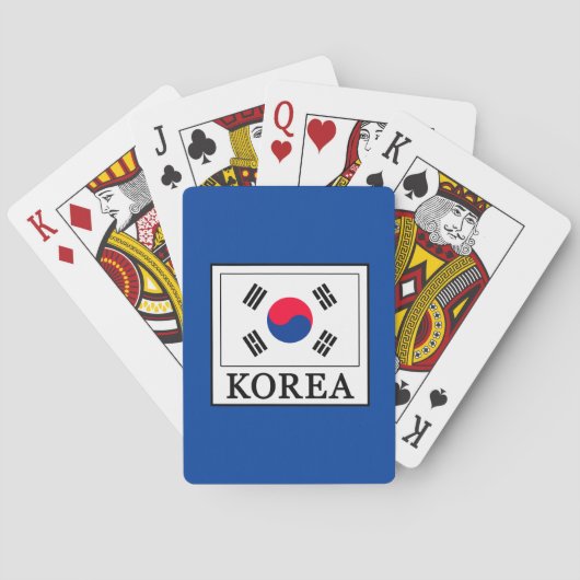 Korea Pokerkaarten (Achterkant)
