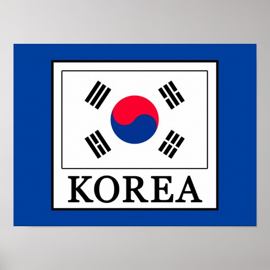 Korea Poster (Voorkant)