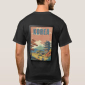 Korea Reisposter T-shirt (Achterkant)