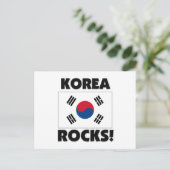 Korea Rocks Briefkaart (Staand voorkant)