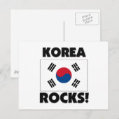 Korea Rocks Briefkaart (Voorkant / Achterkant)