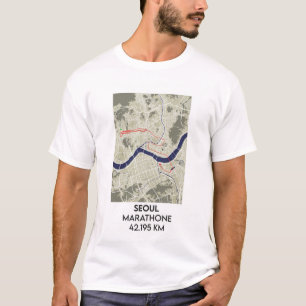 Korea Seoel marathon reizen T-shirt