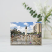 Korea Seoul Gwanghwamun briefkaart voor postoverga (Staand voorkant)