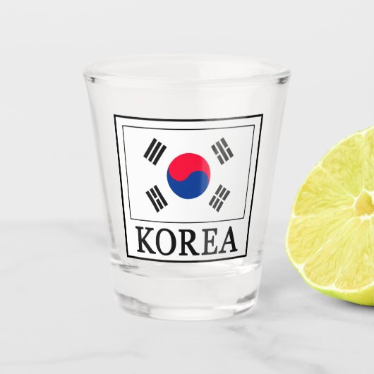Korea Shot Glas (Voorkant)