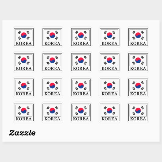Korea Sticker (Vel)