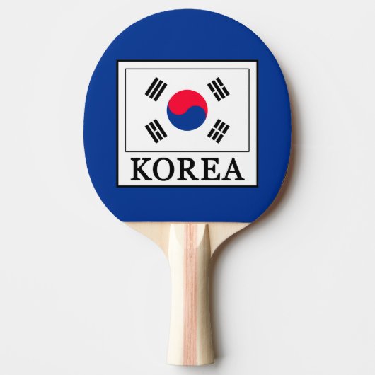 Korea Tafeltennisbatje (Voorkant)