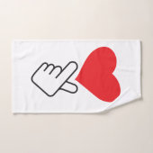 Korea v vinger, wave of Koreaanse hand. k-pop Handdoek (Handdoek)