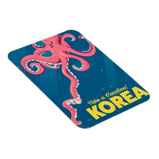 Korea Vacation poster Magneet (Rechterzijde)