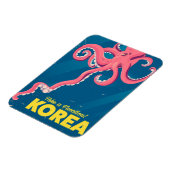Korea Vacation poster Magneet (Linkerzijde)