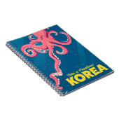 Korea vakantieposter notitieboek (Rechterzijde)
