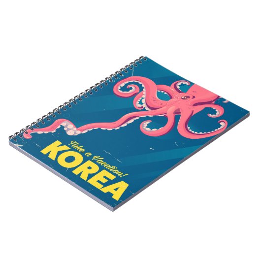 Korea vakantieposter notitieboek (Linkerzijde)