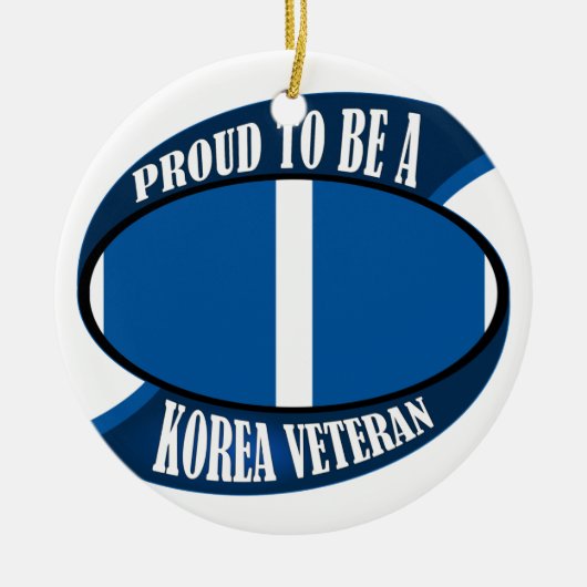 Korea Vet Keramisch Ornament (Voorkant)