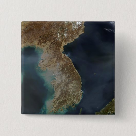 Korea Vierkante Button 5,1 Cm (Voorkant)