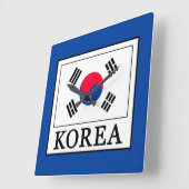 Korea Vierkante Klok (Hoek)